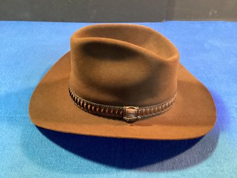 Stetson Cowboy Hat Size 7 1/8 In Great Shape