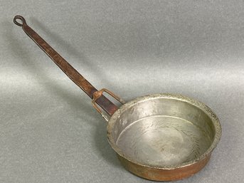 Antique Copper & Cast Metal Pan