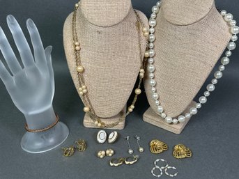 Vintage Pearls, Earrings & More