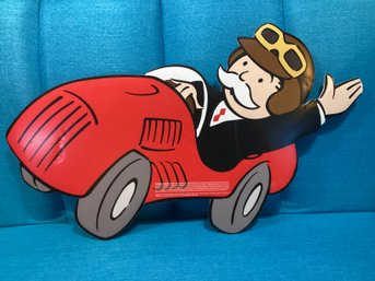 Monopoly Man Driving Monopoly Car From Safeway Monopoly Game Store AD Man Cave