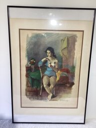 (Nicola Cikovsky) Listed Artist, Original Lithograph, In Great Shape