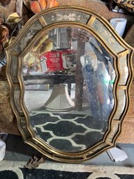 Vintage Art Deco Venetian Style Wall Mirror