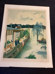 Hand , Signed, Lithograph, Print, Or Aquatint, And Low Numbered In Excellent Shape