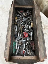 Metal Tool Box Full Of Extras