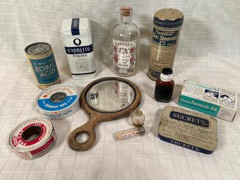 Assorted Vintage Home Care Collection Vicks Formula 44 Rose Water Sucrets