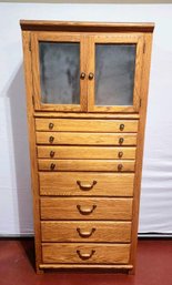 Thomasville Oak Dresser Cabinet