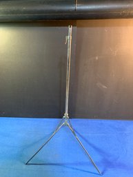 Collapsible Sheet Music Stand With Hole In The Top For Shelf