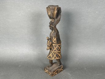 Unique Wood Carved Figure