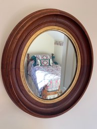 Antique Wood Framed Mirror 16x18