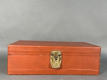 Vintage Genuine Top Grain Leather Cowhide TravL Bar Case