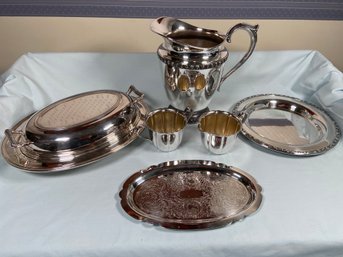 Wm Rogers Silver Plates Serving Dishes