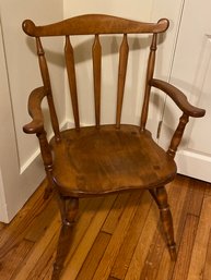 Cushman Colonial Creation Wood Chair 5922A Made In Bennington, VT 18x17x34