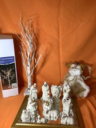 Porcelain Nativity Set