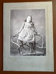 W.S. Davis Studio B&W Victorian Photograph