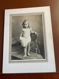 Sepia Tone Victorian Child's Portrait Photo