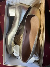 NIB! Madewell Metallic Leather Ella Pump - Women's Size 7