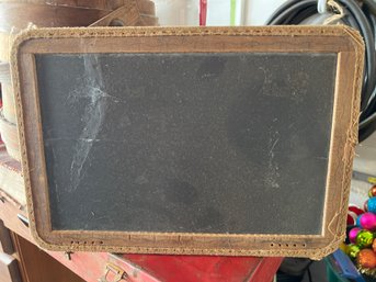 Early Antique Schoolhouse Slate Chalkboard