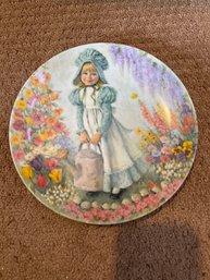 1979 Limited Edition Mother Goose Series Collector's Plate 'Mary, Mary' #00495C