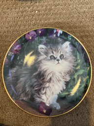 Limited Edition Franklin Mint 'Purrfection!' Nancy Matthews Collector's Plate #H22467