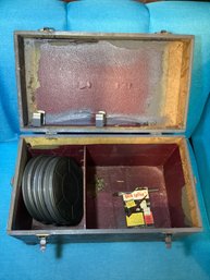 Film Reel Storage Box Vintage 8mm Storage Kit Three 8 Mm Film Canisters Empty Storage Kit Vintage