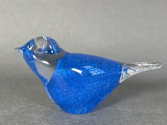 Pretty Glass Bird Figure