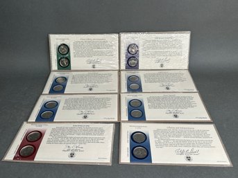 Eight United States Mint Quarter Proof Sets