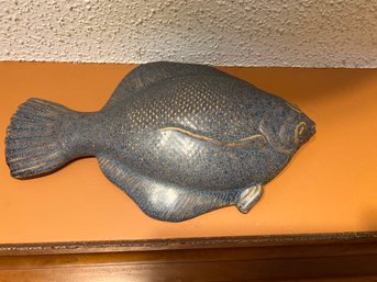 Cast Ceramic Flounder Fish