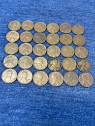 Wheat Pennies Coin Lot #22