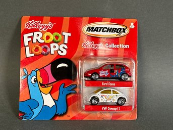 Kelloggs Fruit Loops Matchbox Cars, Never Opened