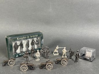 Miniature Knights In Armour Figurines