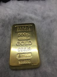 Replica Gold Bar Paperweight