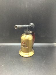 Antique Brass Mini Lenk Gasoline Blowtorch