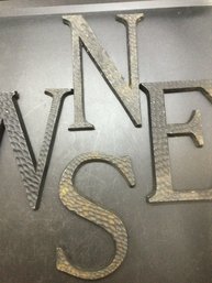 Metal Letters From Weathervane N S E W