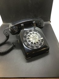 1960s Black Rotary Western Electric Phone