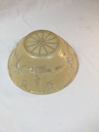 Mid Century Western Themed Glass Ceiling Fixture Globe