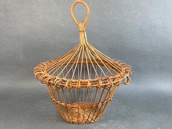 Unique Wicker Hanging Basket