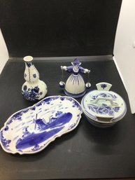 Delft Blue Collection 4 Pieces