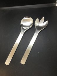 Napier Of Meriden Vintage Silverplate Salad Set