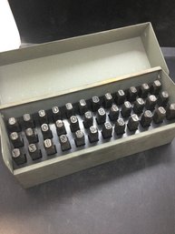 C. H. Hanson 1/4 Heavy Duty Letter And Number Punch Set