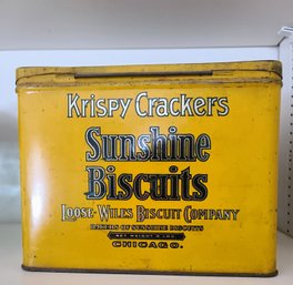 Very Collectable Sunshine Biscuit Tin