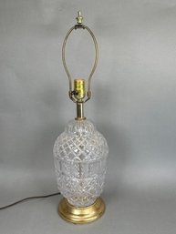 Vintage Lead Crystal Lamp