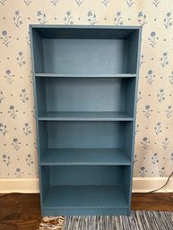 Vintage Blue Book Shelf