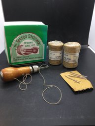 New In Box Vintage Speedy Stitcher Sewing Awl Kit