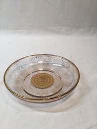 7 Inch Mcm Culver Glass Candy Dish