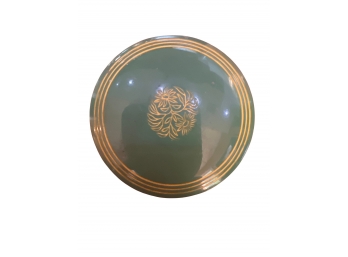 Floral Embossed Vintage Powder Compact