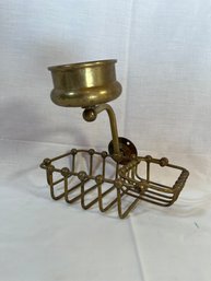 Wall Mount Brass Soap Dish Holder 7.5x5x8in