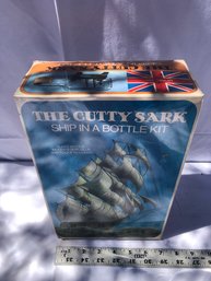 The Cutty Sark Ship In A Bottle Kit, Model #201 Still Sealed In Box
