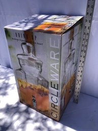 Beverage Dispenser With Ice Insert, Looks New In Box