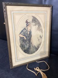 Vintage Hand, Embellished Etching , Pencil Signed (Cote)and Titled, Well Listed Artist