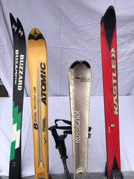 4 Sets Of Skis